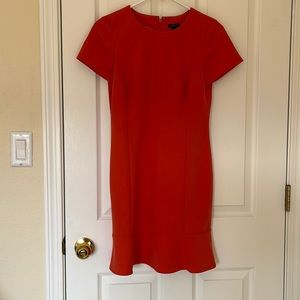 Ann Taylor petite orange dress. Size 0P